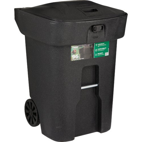 25B96-D4BKS Toter Bear Tight Commercial Trash Can