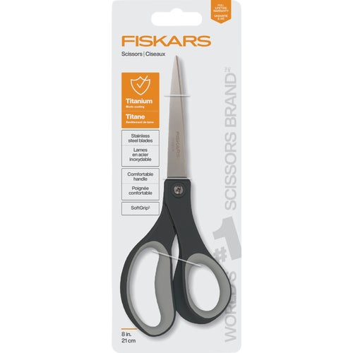 1067265 Fiskars No. 8 Straight Scissors