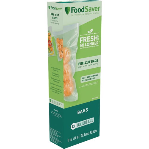 2159409 FoodSaver SmartSeal Pre-Cut Vacuum Freezer Bag