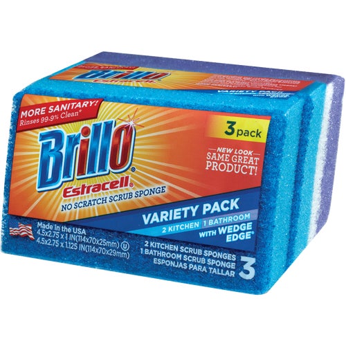 21035 Brillo Estracell No Scratch Scrub Sponge