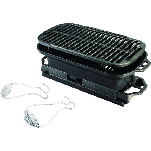 LSPROG Lodge Sportsman Pro Cast Iron Grill