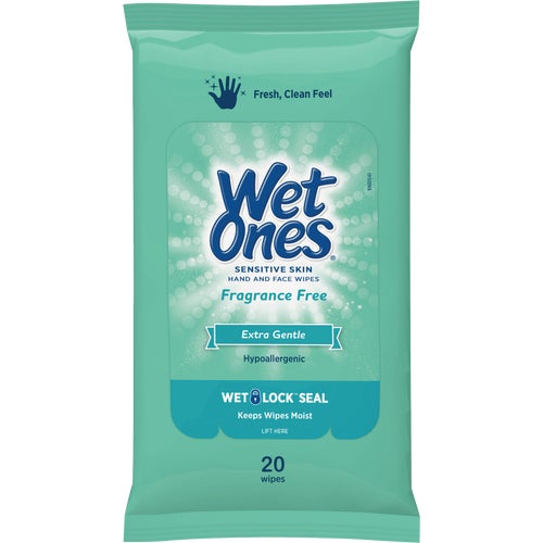 300611205 Wet Ones Sensitive Skin Hand and Face Wipes