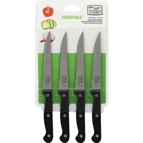 1094283 Chicago Cutlery Essentials 4-Piece Steak Knife Set