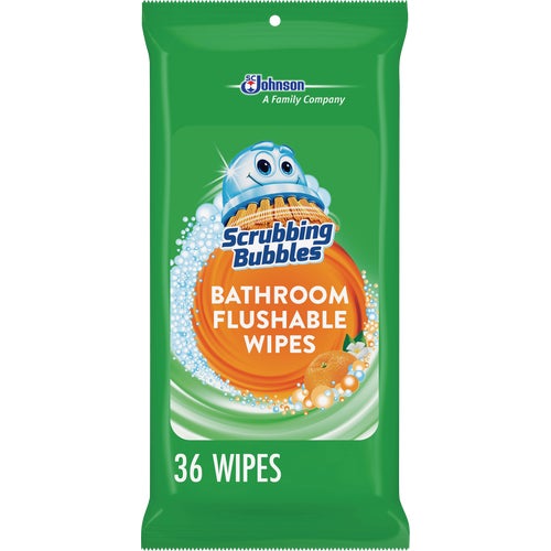 621 Scrubbing Bubbles Citrus Bathroom Cleaning Wipe