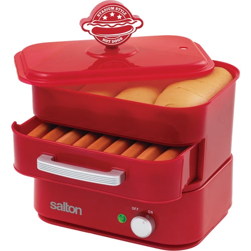 HD1905 Salton Red Hot Dog Steamer