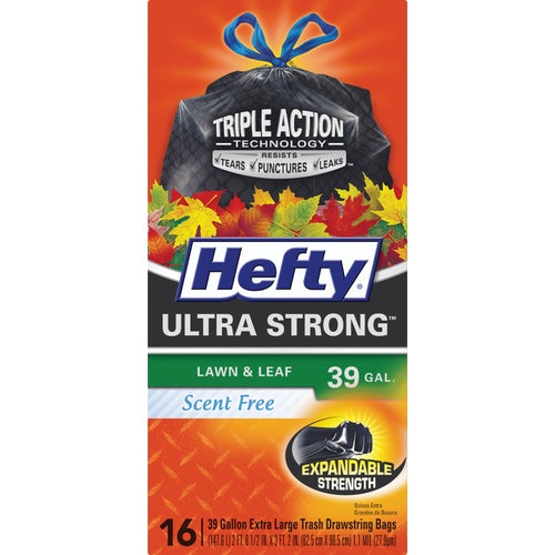 E87915 Hefty Ultra Strong Lawn & Leaf Trash Bag