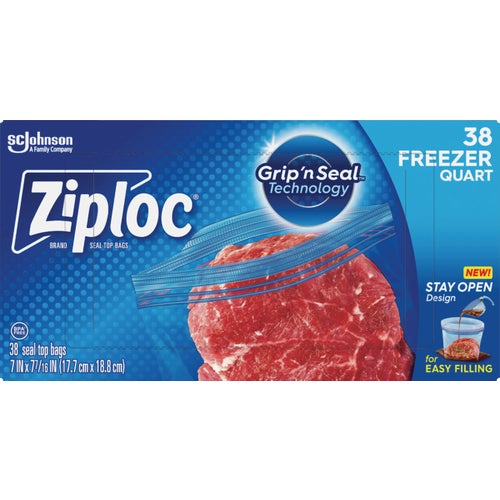 381 Ziploc Double Seal Lock Freezer Bag