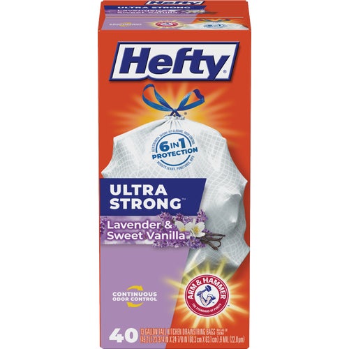 E88322 Hefty Ultra Strong Tall Kitchen Trash Bag