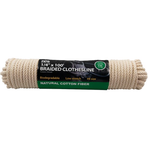 630144 Do it Best 1/4 In. Cotton Clothesline