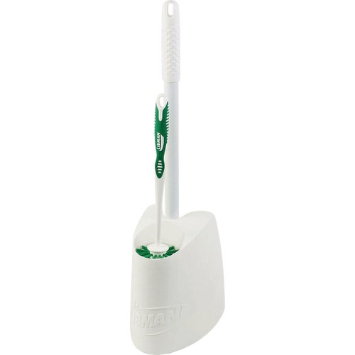 1024 Libman White Toilet Bowl Brush & Plunger Set