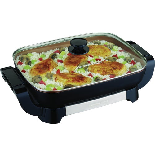 38531 Hamilton Beach Ceramic Skillet with Removable Pan