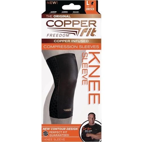 CF2KNLG Copper Fit Freedom Compression Knee Sleeve