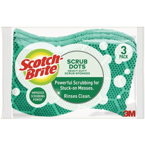 30303-8 3M Scotch-Brite Scrub Dots Sponge