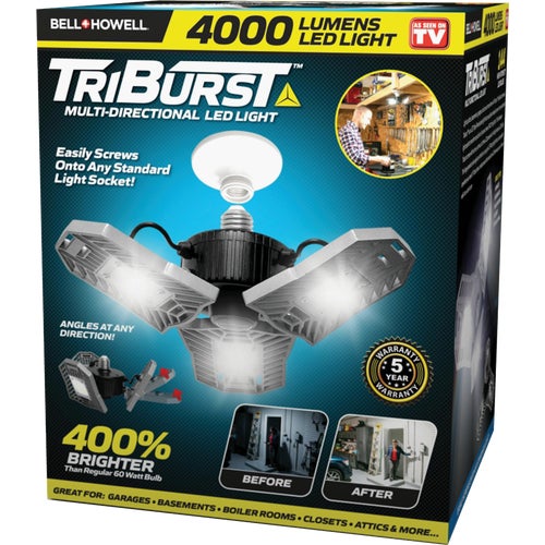 7090 Bell+Howell TriBurst 4000 Lumen LED High-Intensity Replacement Light Bulb