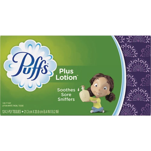 3700039346 Puffs Plus Lotion Facial Tissue