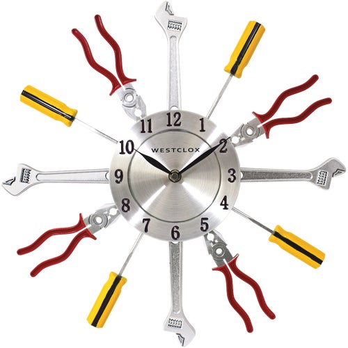 33311 Westclox Hand Tools Frame Wall Clock