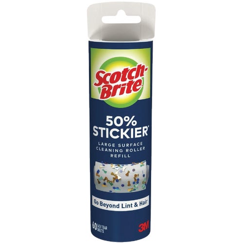 830LSRFS-60 Scotch-Brite 50% Stickier Lint Roller Refill