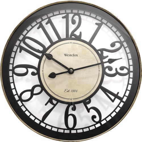 33022A Westclox Open Arabic Wall Clock