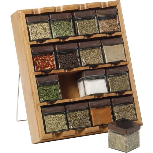 5084922 Kamenstein Inspirations 3-In-1 Bamboo Spice Rack