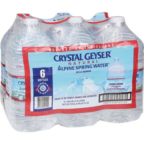 12514-2 Crystal Geyser Alpine Spring Water Spring Bottled Water