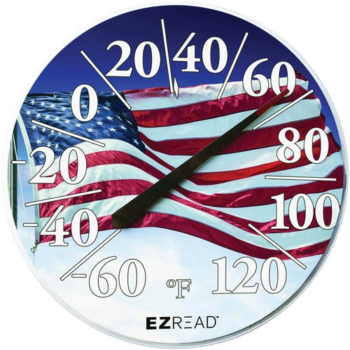 840-1221 EZRead Flag Indoor & Outdoor Thermometer