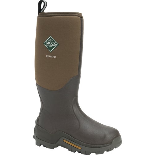 WET-998K-TN-090 Muck Boot Co Wetland Mens Rubber Hunting Boots