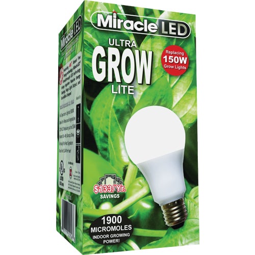 605038 Miracle LED Ultra Grow Daylight LED Plant Light Bulb