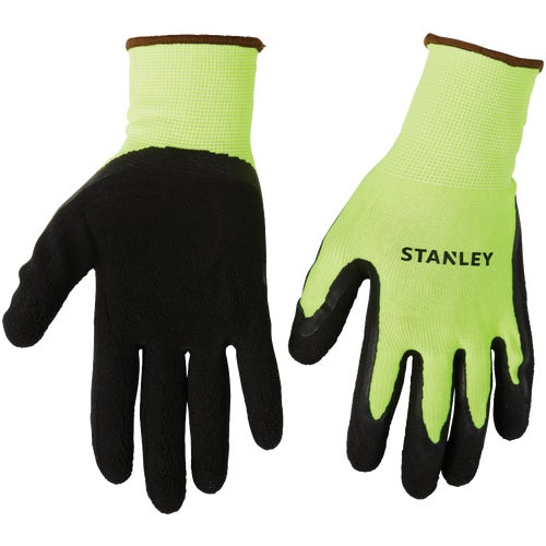 S38771 Stanley Hi-Vis Latex-Coated Work Gloves