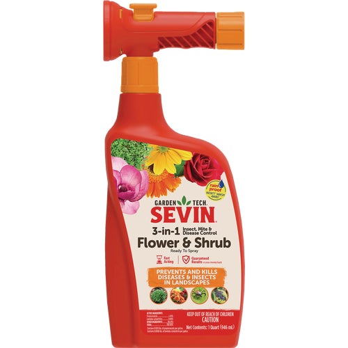 100550344 Garden Tech Sevin 3-In-1 Flower & Shrub Insect Killer