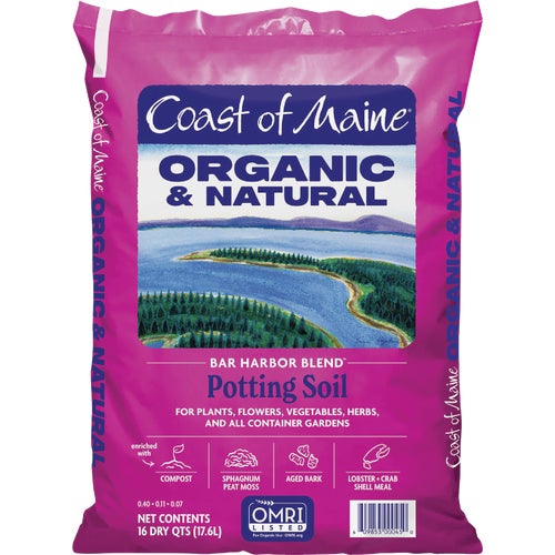 BH4000 Coast of Maine Bar Harbor Blend Organic Potting Soil