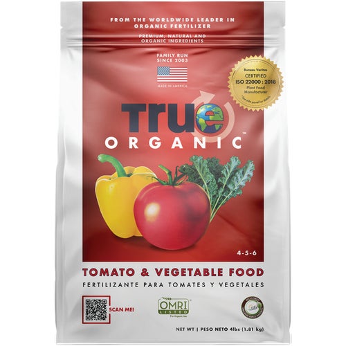 R0004 True Organic Tomato & Vegetable Dry Plant Food