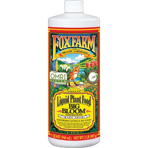 FXF790102 FoxFarm Big Bloom Organic Liquid Plant Food