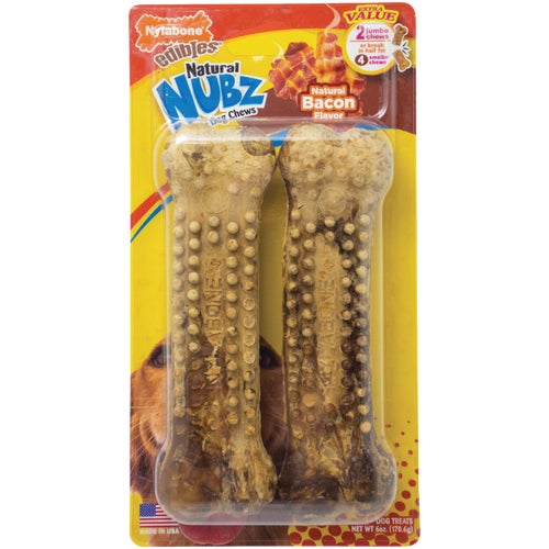 NEN103TPW Nylabone Edibles Natural Nubz Dog Treat Chew