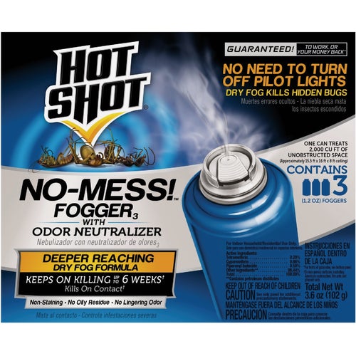 HG-20177 Hot Shot No Mess Indoor Insect Fogger