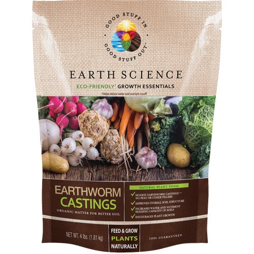 12130-6 Earth Science Earthworm Castings Soil Conditioner