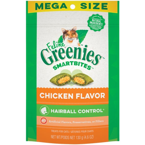 428116 Greenies SmartBites Hairball Control Cat Treats