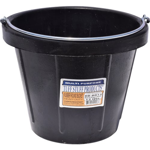 RB-BR12 Tuff Stuff Rubber Round Bucket