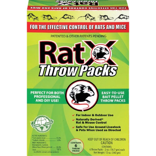 620103 RatX Throw Packs Rat And Mouse Killer