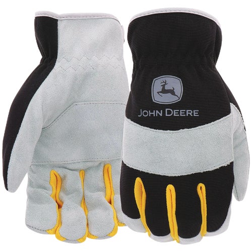 JD86020-L John Deere Split Leather Work Gloves