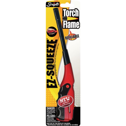 BGM27T-1/12CD Scripto EZ Squeeze Torch Flame Butane Lighter