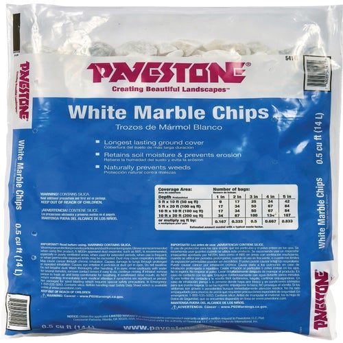 54141 Pavestone White Marble Chips