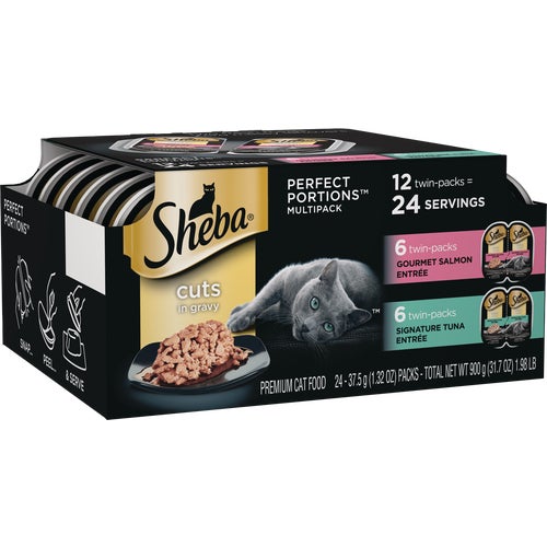 798540 Sheba Perfect Portions Cuts in Gravy Wet Cat Food