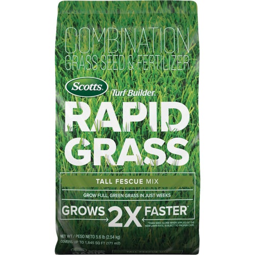 18228 Scotts Turf Builder Rapid Grass Tall Fescue Mix Seed & Fertilizer Combination