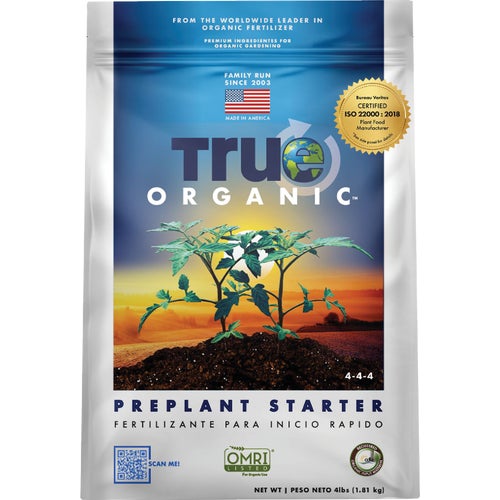 R0026 True Organic Preplant Starter Dry Plant Food