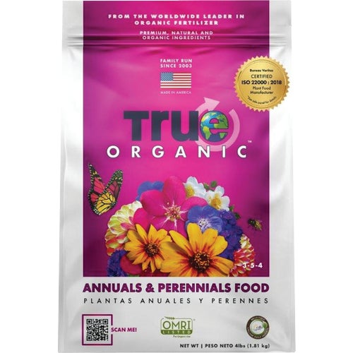 R0031 True Organic Annuals & Perennials Dry Plant Food