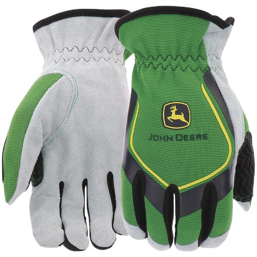 JD00035-L John Deere Leather Work Gloves