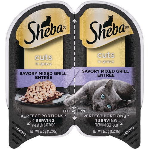 798534 Sheba Perfect Portions Cuts in Gravy Wet Cat Food