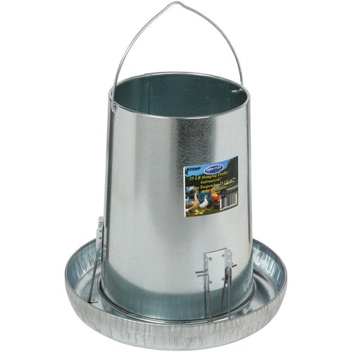 25HF Farm-Tuff Galvanized Hanging Poultry Feeder