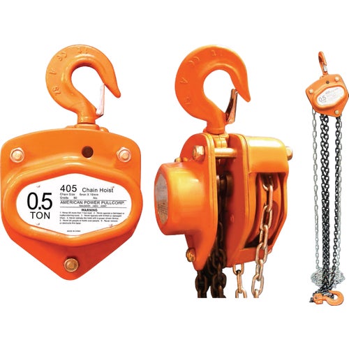 405 American Power Pull 1/2-Ton Chain Block Hoist