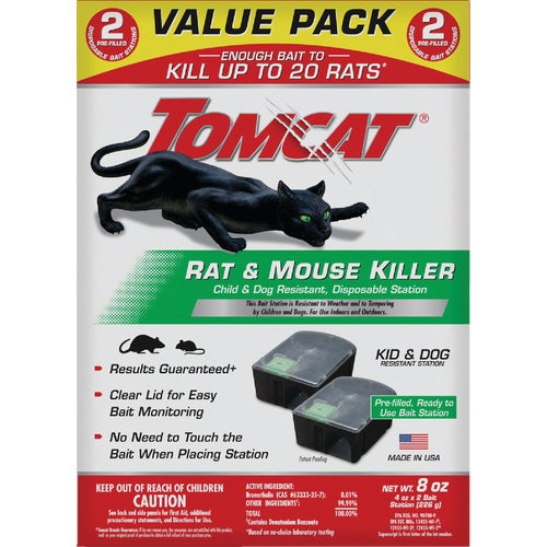 4388404 Tomcat Disposable Rat & Mouse Bait Station